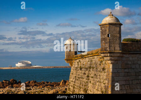 Das Forte de São Francisco Xavier Fort von 1832, Porto, UNESCO Website, Portugal, Europa Stockfoto