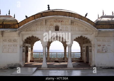 Khas Mahal, Agra Fort, Rakabganj, Agra, Uttar Pradesh, Indien, indischer Subkontinent, Südasien Stockfoto