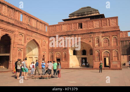 Jahangir Mahal, Agra Fort, Rakabganj, Agra, Uttar Pradesh, Indien, indischer Subkontinent, Südasien Stockfoto