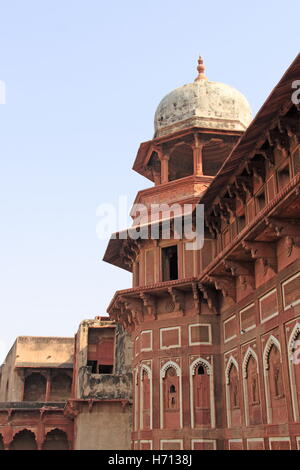 Jahangir Mahal, Agra Fort, Rakabganj, Agra, Uttar Pradesh, Indien, indischer Subkontinent, Südasien Stockfoto