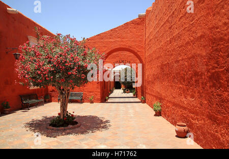 Das Kloster der Heiligen Katharina (Santa Catalina), Arequipa, Peru Stockfoto