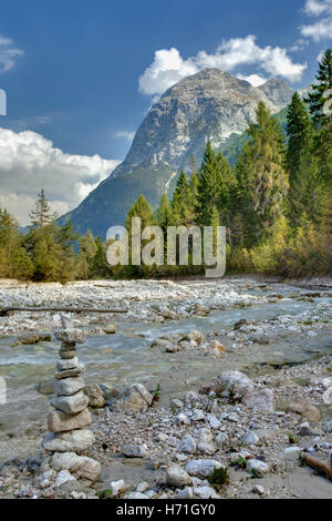 In der Nähe von Misurina See Italiano Dolomiti Vicino Lago Misurina Dolomiten Stockfoto