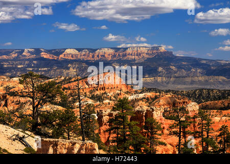 Die Landanordnung bekannt als das sinkende Schiff von der Queens Garden Trail in Bryce Canyon Nationalpark Utah USA gesehen Stockfoto