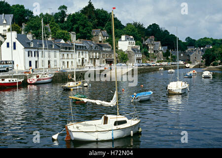 Pont-Aven in den 1980er Jahren, Finistere, Bretagne, Frankreich, Europa Stockfoto