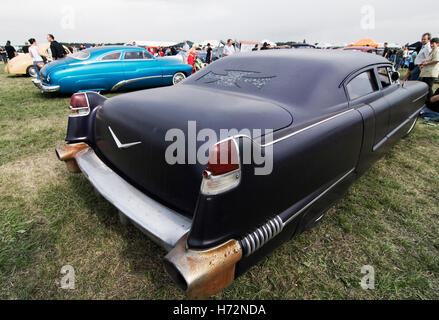 Getunte Autos, Hot Rods, Kustoms, Kreuzer & Kunst in Bottrop Kustom Kulture 2007-Festival auf dem Flughafen-Kirchhellen Bottrop Stockfoto