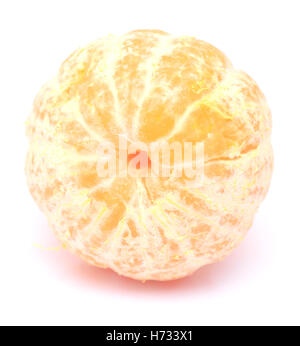 Mandarine isoliert auf weißem Hintergrund Stockfoto