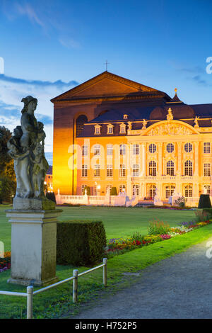 Basilika von Constantine und Rokoko-Palast, Trier, Rheinland-Pfalz, Deutschland Stockfoto