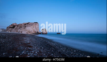 Felsen der Aphrodite oder Petra Romiou ist der Geburtsort des Gottes Schönheit Gebiet Paphos Zypern Stockfoto