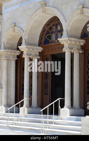 Agios Minas Kathedrale Eingang in Heraklion, Kreta, Griechenland Stockfoto