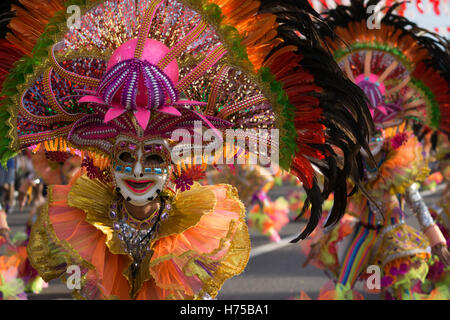 Masskara Festival 2016, Bacolod City, Philippinen Stockfoto