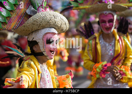 Masskara Festival 2016, Bacolod City, Philippinen Stockfoto