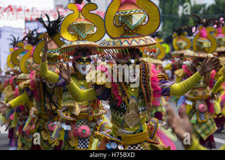 Masskara Festival 2016, Bacolod City, Philippinen Stockfoto