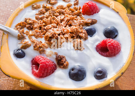 Joghurt Stockfoto
