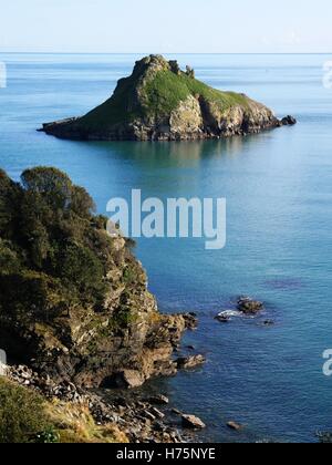 Thatchers Rock in der Nähe von Torquay Devon Stockfoto