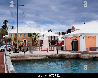 Des Königs Square, St. George, Bermuda Stockfoto