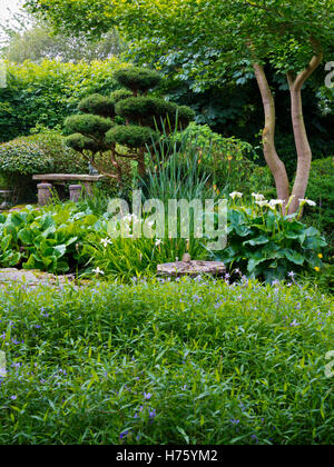 Reines Land Meditationszentrum und japanischer Garten in der Nähe von Newark Nottinghamshire England UK Stockfoto