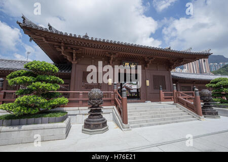 Chi Lin Nunnery, Tang-Dynastie Stil Tempel, Hong Kong, China Stockfoto