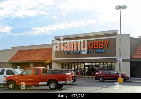 Hobby Lobby Schaufenster Lake Havasu City, Arizona Stockfoto