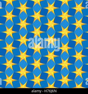 Hintergrund Illustration mit abstrakten geometrischen Formen Stock Vektor