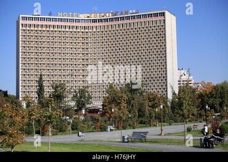 Hotel Usbekistan Amir Timur Square, Taschkent, Usbekistan. Stockfoto