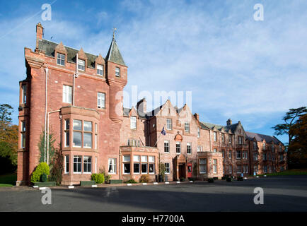 Dryburgh Abbey Hotel in der Nähe von St Boswells, Scottish Borders, Schottland, Vereinigtes Königreich. Stockfoto