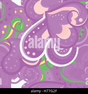 Niedliche Vektor Valentines Musterdesign mit Herzen. Stock Vektor