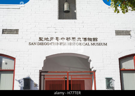 San Diego Chinese Historical Museum Gebäude. San Diego, Kalifornien, USA. Stockfoto