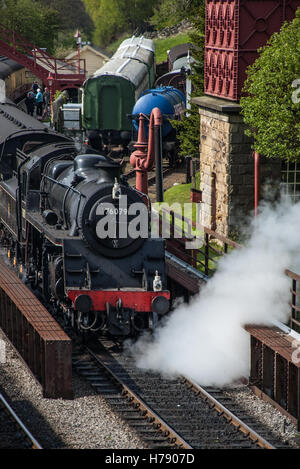 Goathland Station auf den North York Moors Railway Stockfoto