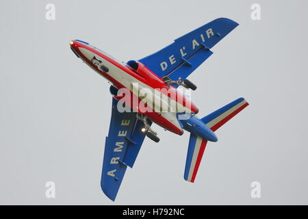 Dassault / Dornier Alpha Jet der Patrouille de France auf der RIAT Fairford 2014 Stockfoto