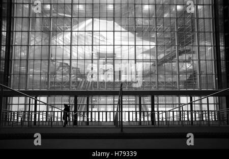 Rom, Italien. 29. Oktober 2016. La Nuvola von Fuksas, machte das neue Kongress-Zentrum von Rom aus Stahl und Glas, im Stadtteil EUR Stockfoto