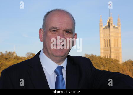 Porträt von Roger Evans, ehemaliger stellvertretender Bürgermeister von London Stockfoto