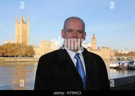 Porträt von Roger Evans, ehemaliger stellvertretender Bürgermeister von London Stockfoto