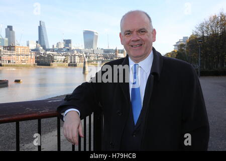 Porträt von Roger Evans, ehemaliger stellvertretender Bürgermeister von London Stockfoto