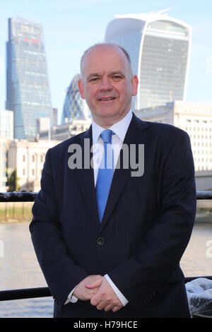 Porträt von Roger Evans, ehemaliger stellvertretender Bürgermeister von London Stockfoto