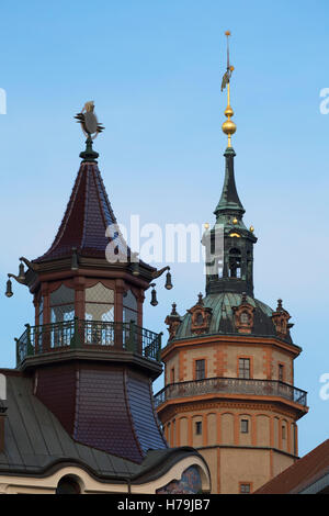 St. Nikolaus Kirche (Nikolaikirche), Leipzig, Sachsen, Deutschland Stockfoto