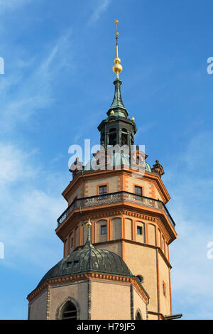 St. Nikolaus Kirche (Nikolaikirche), Leipzig, Sachsen, Deutschland Stockfoto