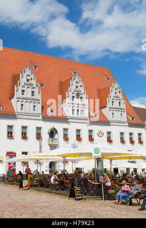 Marktplatz, Meißen, Sachsen, Deutschland Stockfoto