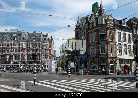 Straßen von Amsterdam, Niederlande Stockfoto