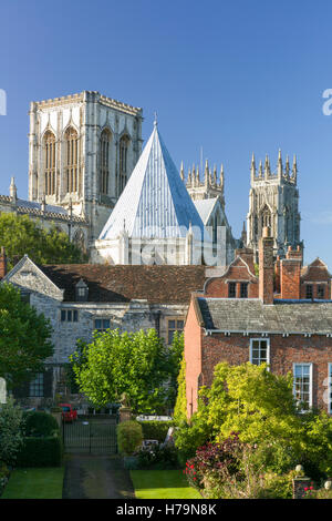 York Minster und Grays Hof Hotel Oktober 2016, North Yorkshire, UK. Stockfoto