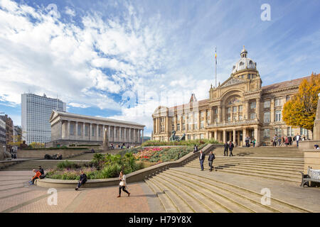 Victoria Square und das Rat-Haus bauen, Birmingham City Centre, Birmingham, England, UK Stockfoto