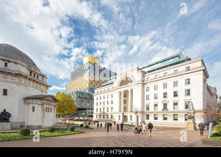 Centenary Square und die Bibliothek von Birmingham, Birmingham, England, UK Stockfoto