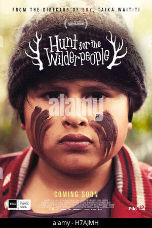 Jagd nach dem WILDERPEOPLE (2016) JULIAN DENNISON Taika Waititi (DIR) MOVIESTORE COLLECTION LTD. Stockfoto