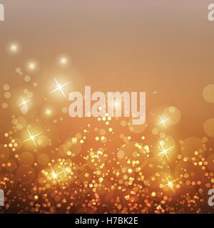 Funkelnde Cover-Design-Vorlage mit abstrakten, Hintergrund unscharf - Cover für Weihnachten, Silvester oder andere Designs Stock Vektor