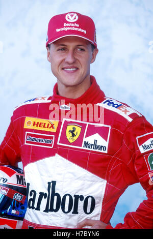 Michael Schumacher deutsche Motorsport-Fahrer 2000 Stockfoto