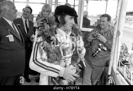 1970 Jackie Stewart britische Scottish motor Racing Fahrer Race of Champions Cup Sieger Stockfoto