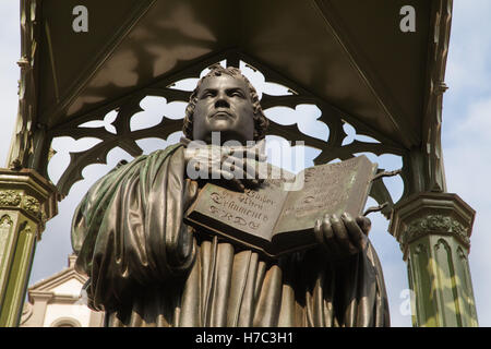 Denkmal von Martin Luther Stockfoto