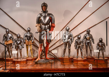 Innere des Ambras Castlet, Innsbruck, Österreich Stockfoto