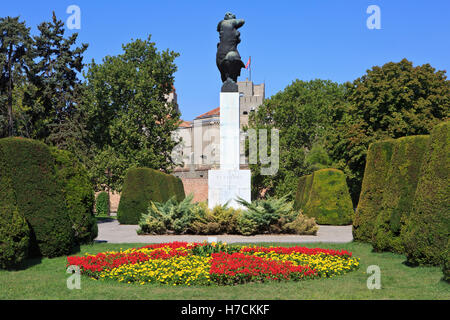 Ersten Weltkrieg Denkmal der Dankbarkeit nach Frankreich (erbaut 1930) auf der Kalemegdan-Festung in Belgrad, Serbien Stockfoto