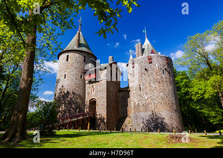 Castle Coch, Cardiff, Wales, Großbritannien Stockfoto