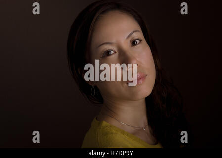 Japanische Frau Headshot Stockfoto